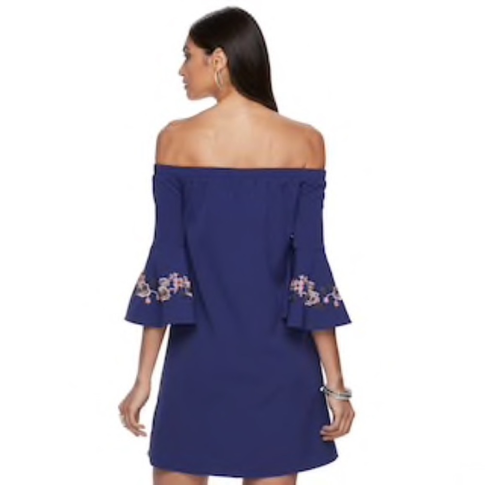 Jennifer Lopez Collection Off Shoulder Dress